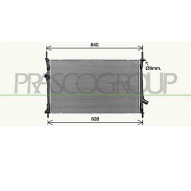 FD913R002_2.JPG Radiatore Per Ford Transit (ttg) Dal 2014 Al 2019