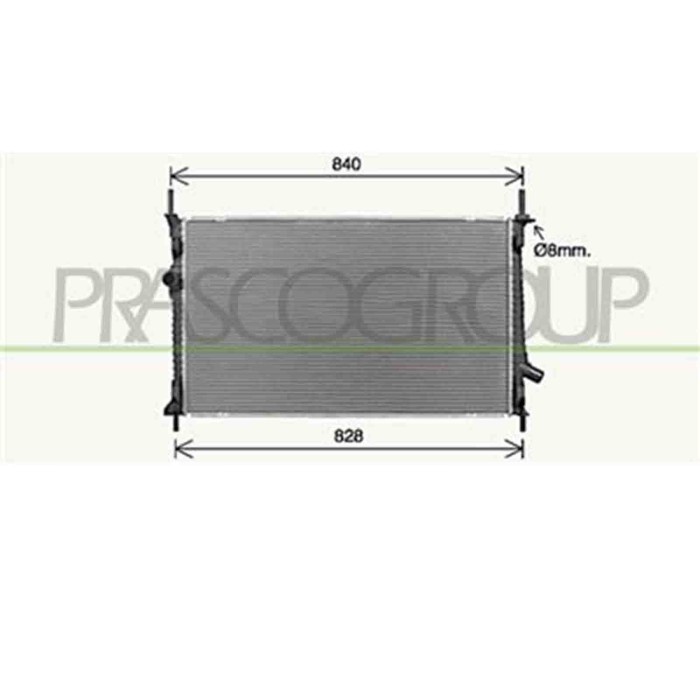 FD913R002_2.JPG Radiatore Per Ford Transit (ttg) Dal 2014 Al 2019