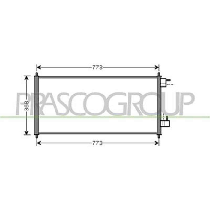 FD930C001_1.JPG Condensatore Per Ford Transit/tourneo - Connect Dal 2003 Al 2006