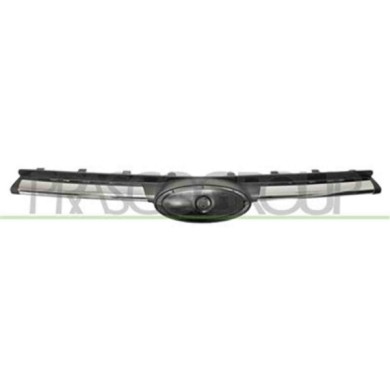 FD9362011_1.JPG Griglia Radiatore Grigia Goffrata Con Modanatura Cromata Per Ford Transit/tourneo Connect (chc) Dal 2014 Al 2018