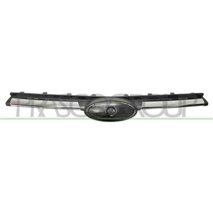 FD9362011_1.JPG Griglia Radiatore Grigia Goffrata Con Modanatura Cromata Per Ford Transit/tourneo Connect (chc) Dal 2014 Al 2018