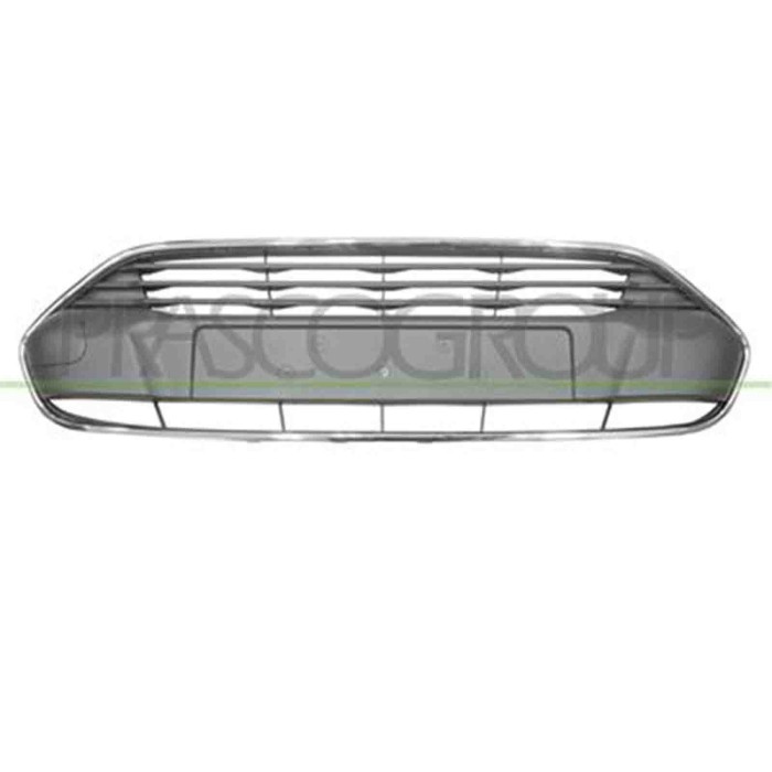 FD9362120_1.JPG Griglia Centrale Paraurti Nera Goffrata Con Cornice Cromata Per Ford Transit/tourneo Connect (chc) Dal 2014 Al 2