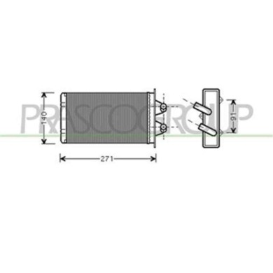 FT017H001_1.JPG Riscaldatore Per Fiat Cinquecento Dal 1992 Al 1998