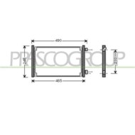 FT019C001_1.JPG Condensatore Per Fiat Seicento Dal 1998 Al 2000