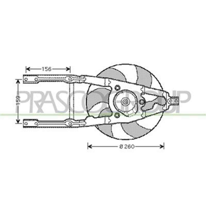 FT019F002_1.JPG Ventola Per Fiat Seicento Dal 1998 Al 2000