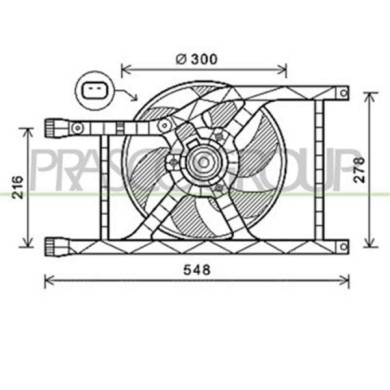 FT030F004_1.JPG Ventola Per Fiat 500 Dal 2007 Al 2015