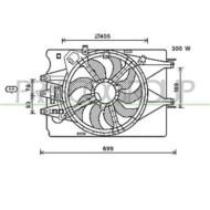 Ventola Per Fiat 500 L Dal 2012 Al 2017