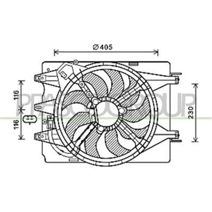 FT040F003_1.JPG Ventola Per Fiat 500 L Dal 2012 Al 2017