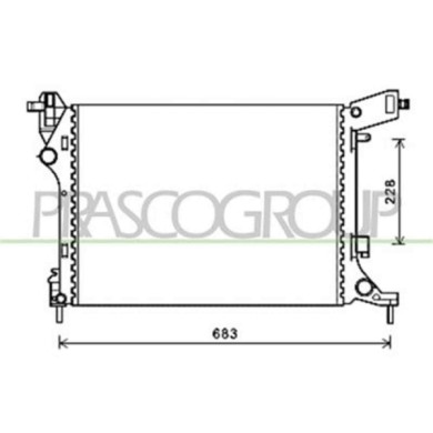 FT040R001_1.JPG Radiatore Per Fiat 500 L Dal 2012 Al 2017