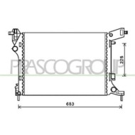 Radiatore Per Fiat 500 L Dal 2012 Al 2017