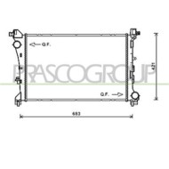 Radiatore Per Fiat 500 L Dal 2012 Al 2017
