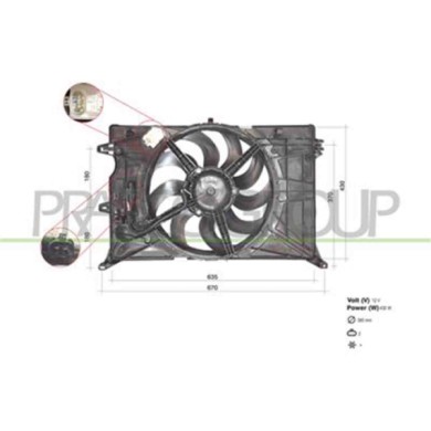 FT060F001_2.JPG Ventola Per Fiat 500x Dal 2015 Al 2018