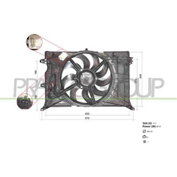 FT060F001_2.JPG Ventola Per Fiat 500x Dal 2015 Al 2018