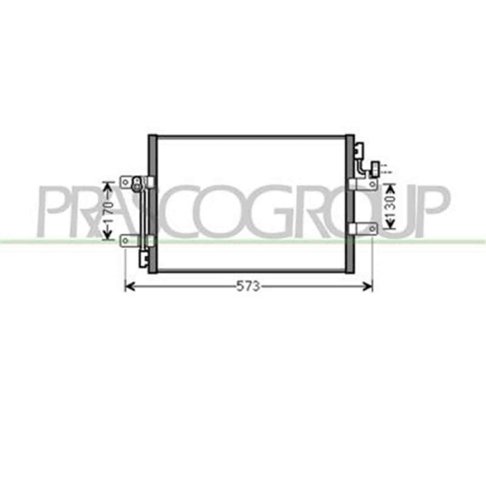FT113C003_1.JPG Condensatore Per Fiat Palio Dal 1997 Al 2004