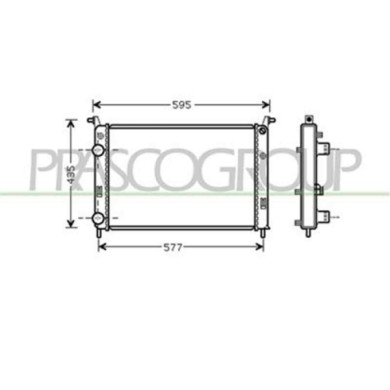 FT113R010_1.JPG Radiatore Per Fiat Palio Dal 1997 Al 2004