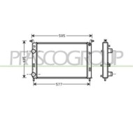 Radiatore Per Fiat Palio Dal 1997 Al 2004