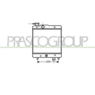 Radiatore Per Fiat Panda Dal 1980 Al 1986