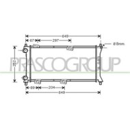 FT121R005_1.JPG Radiatore Per Fiat Panda Dal 1986 Al 2003