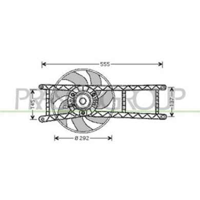 FT122F001_1.JPG Ventola Per Fiat Panda Dal 2003 Al 2011