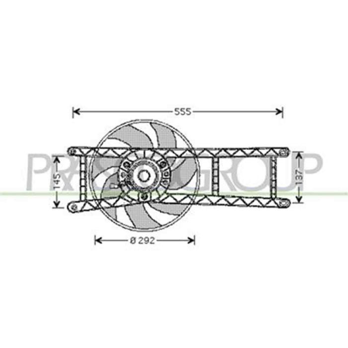 FT122F001_1.JPG Ventola Per Fiat Panda Dal 2003 Al 2011