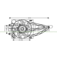 Ventola Per Fiat Panda Dal 2003 Al 2011