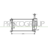 FT122R004_1.JPG Radiatore Per Fiat Panda Dal 2003 Al 2011