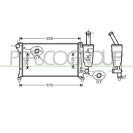 Radiatore Per Fiat Panda Dal 2003 Al 2011