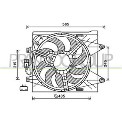 FT124F004_1.JPG Ventola Per Fiat Panda Dal 2012