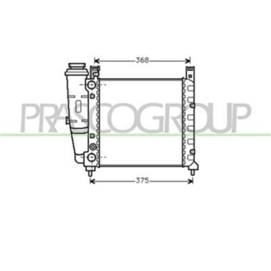 FT127R001_1.JPG Radiatore Per Fiat Uno Dal 1984 Al 1989