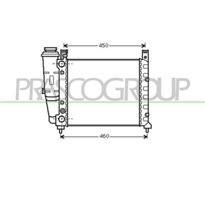 FT127R002_1.JPG Radiatore Per Fiat Uno Dal 1984 Al 1989