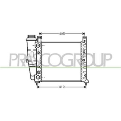 FT127R009_1.JPG Radiatore Per Fiat Uno Dal 1984 Al 1989