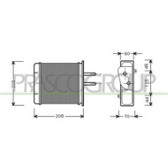 FT132H001_1.JPG Riscaldatore Per Fiat Punto Dal 1993 Al 1999