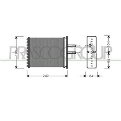 FT132H002_1.JPG Riscaldatore Per Fiat Punto Dal 1993 Al 1999