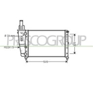 Radiatore Per Fiat Punto Dal 1993 Al 1999