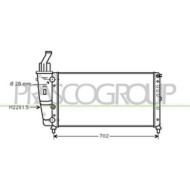 Radiatore Per Fiat Punto Dal 1993 Al 1999