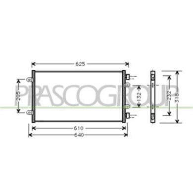 FT133C003_1.JPG Condensatore Per Fiat Punto Dal 1999 Al 2003