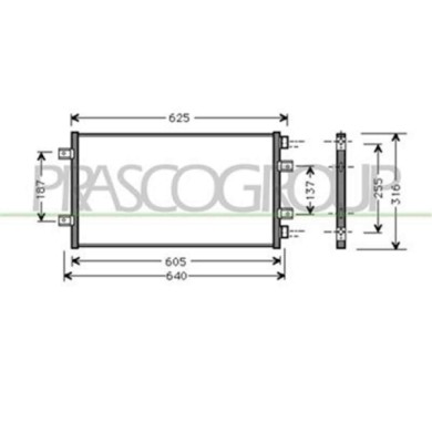 FT133C004_1.JPG Condensatore Per Fiat Punto Dal 1999 Al 2003