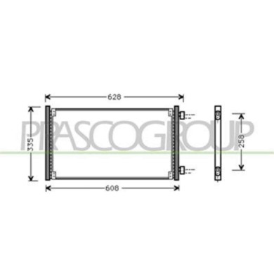 FT133C005_1.JPG Condensatore Per Fiat Punto Dal 1999 Al 2003