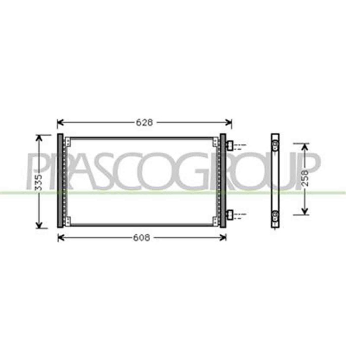 FT133C005_1.JPG Condensatore Per Fiat Punto Dal 1999 Al 2003