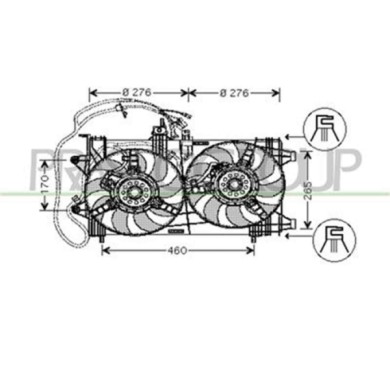 FT133F003_1.JPG Ventola Per Fiat Punto Dal 1999 Al 2003