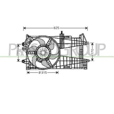 FT133F004_1.JPG Ventola Per Fiat Punto Dal 1999 Al 2003