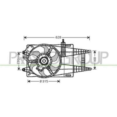 FT133F005_1.JPG Ventola Per Fiat Punto Dal 1999 Al 2003