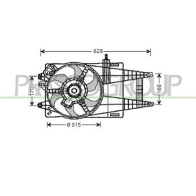 FT133F009_1.JPG Ventola Per Fiat Punto Dal 1999 Al 2003