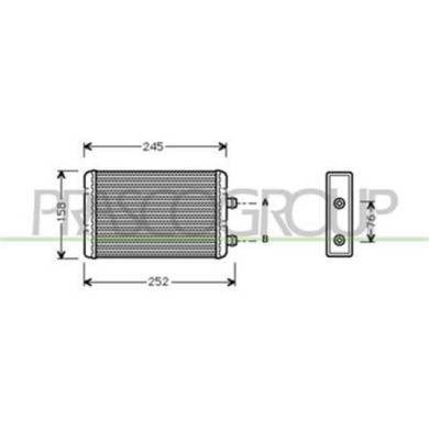 FT133H001_1.JPG Riscaldatore Per Fiat Punto Dal 1999 Al 2003