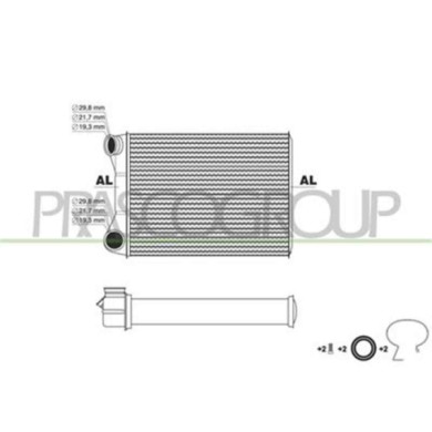 FT133H002_1.JPG Riscaldatore Per Fiat Punto Dal 1999 Al 2003