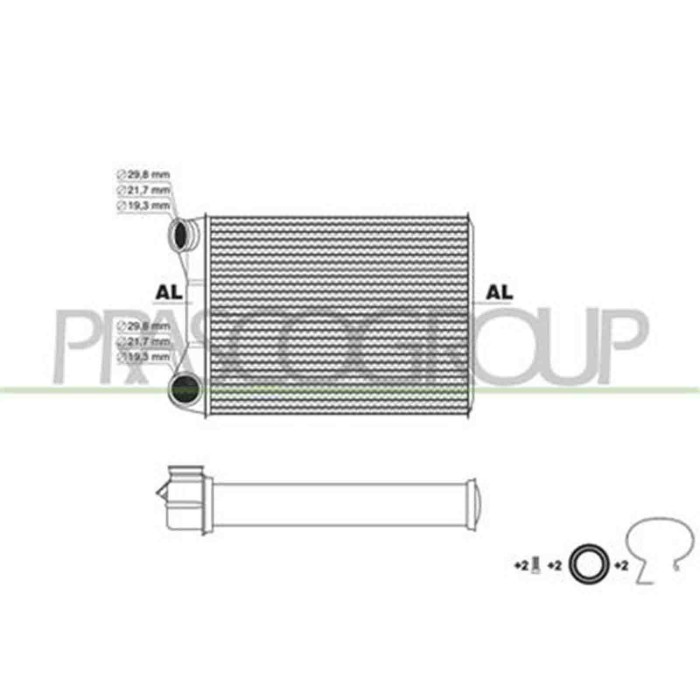 FT133H002_1.JPG Riscaldatore Per Fiat Punto Dal 1999 Al 2003