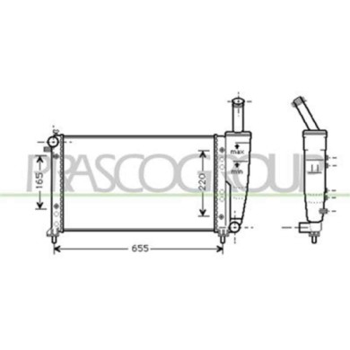FT133R006_1.JPG Radiatore Per Fiat Punto Dal 1999 Al 2003