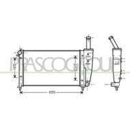 Radiatore Per Fiat Punto Dal 1999 Al 2003