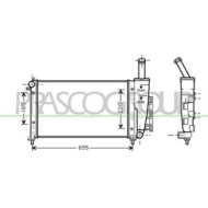 Radiatore Per Fiat Punto Dal 1999 Al 2003