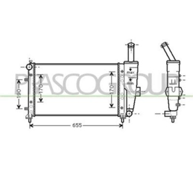 FT133R009_1.JPG Radiatore Per Fiat Punto Dal 1999 Al 2003